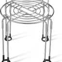 Dreyoo Water Filter Stand 8" Tall by 9" Wide Compatible with Berkey Water Filter System Countertop, Detachable Stainless Steel Stand for Most Medium Gravity Fed Drinking Fountain