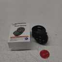 Bluetooth Media Button Remote,Waterproof Wireless Music Controller for Car Bike Motorcycle,Steering Wheel Control Button Compatible for iPhone/Android Phone Black