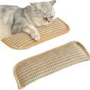2 x 2 Pack Cat Toys Pillows Catnip Kicker Pillow Catnip Toys Knitted Natural Sisal Chew Sticks Interactive Cat Nip Kitty Toys for Cats Dental Care Teeth Cleaning Kittens Increase Appetite Calm