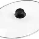 Oval Glass Lid 7 Quart Replacement, Fits For Crock Pot 7qt Slow Cooker SCV700SS and for Hamilton Beach Slow Cooker SCV700, 33474G, SCV700-KC, SCV700SS, Replacement Oval 7 Quart Lids