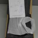 KENES Matte Black Shower Faucet with 6-Inch Shower Head and Handle Set, Square Shower Faucet Set Bathroom Rainfall Shower System Wall Mount, KE-6025B-2 (Shower Valve Included)