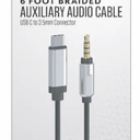 Acoustix 6 Foot Braided Auxiliary Audio Cable