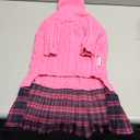 IECOii Girl XXL Dog Sweater Dress, Cozy Cable Knit Dog Sweater for Large Dogs Girl, Pink, XXLarge, 2XL Pet Pullover Knitted Dress for Winter, Turleneck with Sleeve, Warm Sweaters for Female Pitbull (XX-Large(Chest:27.95 in/71 cm))