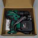 KIMO Hammer Drill - 20V 2X Battery Hammer Drill Cordless Drill Set, 350 In-lb Torque, 3/8" Keyless Chuck, 1350 RPM, 21+3 Position,14pcs Drill/Driver Bits, Power Drill Drivers for Concrete Brick Wall