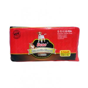 Dono Disposable Dog Diapers Male Dog Wraps Super Absorbent Soft Diapers for Male Dogs,with Wetness Indicator, 18 pcs X-Small