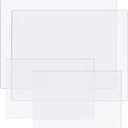 Phore Tempered Glass Cutting Board for Kitchen Counter, Clear Cutting Board for Countertop, Dishwasher Safe, Scratch Resistant, Heat Resistant, Shatter Resistant, Set of 4 (12"x16"x2, 8"x12"x2)