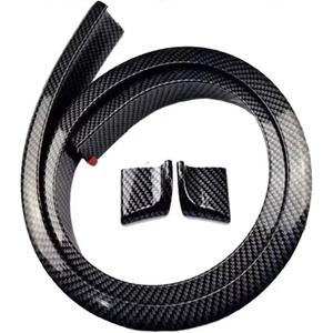 General Purpose Spoiler 1.5M Car Design Carbon Fiber Shiny Black Spoiler Car Parts Modification Spoiler Modification Tail Wing, Lightweight Design, Easy to Install Body Kit Accessories(Carbon fiber)