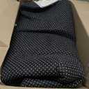 100% Waterproof Queen Size Mattress Topper, Thick Pillow Top Mattress Pad，Up to 24 Inch Deep Pocket,Soft Breathable Mattress Pad for Back Pain, Protector Cover(Black)