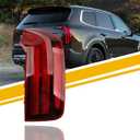 Dasbecan Halogen Tail light Assembly Compatible With 2020-2022 Kia Telluride S/LX Right Passenger Side Taillight Rear Lamp Replace# KI2805160 92402-S9000