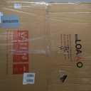 LOAAO 36X36 Gold Bathroom Mirror, Rounded Rectangle Gold Frame Mirror, Brushed Gold Bathroom Vanity Mirror Wall-Mounted, Anti-Rust, Tempered Glass, Hangs Horizontally or Vertically