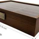 Antique Glasses Storage Box, Sunglasses Storage Case, Collection Case, Accessories Storage, Wooden, Holds 8-Slot