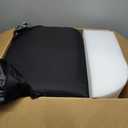 Reading Pillow for Sitting in Bed Adult, Back Pillow for Bed Sitting up, Backrest Pillow with Arms, Back Support Pillows for Gaming Lounging Watching TV, Medium 19" Grey (Medium (5'3"-5'10"))