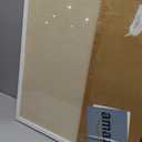 DAHAPYBOO Cork Board with Linen White,Bulletin Board 30"x20"
