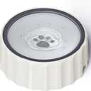 FORWH Dog Small Animals Water Bowl No Spill 70oz/2L Large Capacity Dispenser Non Slip No Splash Small Animals Bowl Pet Slow Feeder No Drip Dog Water Bowl on Vehicle for Dogs and Cats - Grey