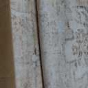 LIVEBOX Washable Area Rug 8x10 Rugs for Living Room Bedroom, Non-Slip Boho Neutral Carpet for Dining Room Office, Low-Pile Farmhouse Soft Carpets for Kids Nursery Room Playroom, Tan