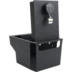 KEREN Center Console Gun Safe - Console Gun Vault Compatible with Subaru Outback 2020-2025, High Security Armrest Lock Box with 4 Digit Combination Lock