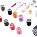 Zerodis Knitting Tools Accessories Kit Emergency Basic Sewing Supplies with Storage Case Suitable for Travel Home Office Outdoor Camping Repairing Clothes Bed Sheets Portable Complete