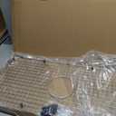 26.8 in. x 13.2 in. Centre Drain Sink Grid with Supersoft Silicone Feet in 304 Grade Stainless Steel