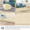 Baby Play Mat for Floor Nursery Rug Muscle Mat Area Rug Playroom Rug 79"x110" Playpen Mat Memory Foam 1.3" Thick Crawling Mat for Babies,Toddlers, Infants, Kids,Light Beige