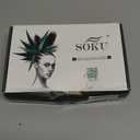 SOKU Braided Wigs for Black Women, 13 Inch Mini Twist Short Braided Wig 4x4 Lace Frontal Box Braid Wig Blonde Highlights Curly Braids Glueless Wigs for Daily Wearing