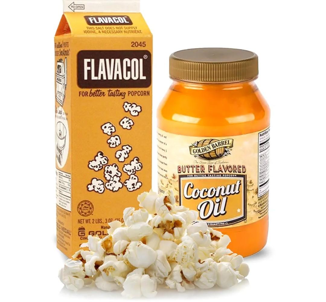 Perfectware 35oz Popcorn Salt and 32oz Butter Flavored Coconut Oil, (PW-Season-Salt Set-2) 02/19/2026