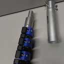 Pool Brush 18" with 3-12FT Aluminum Telescopic Pole,