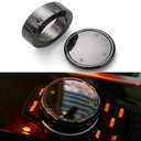 Multi Media Control Knob Cover for BMW F10 F20 F30 iDrive Car Big Multi Media Knob Black Button Trim (Fits NBT Controller Only)