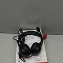 Masajoy USB Headset with Microphone for PC, Wired Headphones with Mic USB Headsets with Noise Cancelling Microphone, Computer Headset with Microphone for Home Office Online Class Teams Skype（Black）