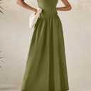 PRETTYGARDEN Women's Maxi Sundress Casual Summer 2025 Sleeveless Asymmetrical Drop Waist Patchwork Long Flowy Tank Dresses (L)