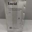 LUCID Lavender Infused 3 Inch Memory Foam Mattress Topper with 5 Zones Twin XL Size Plush Feel CertiPUR Certified Dorm Room Essentials