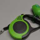 Retractable Green Dog Leash for Medium & Small Dogs & Cats - 16.5FT Tangle Free, Heavy Duty Walking Leash with Anti Slip Handle, Pause & Lock Strong Nylon Tape