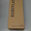 RUBYFLASK 32oz Insulated Water Bottle with Straw, Stainless Steel Metal Vacuum Water Flask, Large Thermal Water bottle with Leakproof 3 Lids for Travel, Camping, Gym Sports Indigo Black