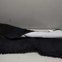 KGORGE Water Absorbent Bathroom Rugs - Black Bath Mat Non-Slip Thick Shaggy Floor Cover Quick Drying Shower Carpet for Toilet Shower Kitchen Gifts, 47 x 24