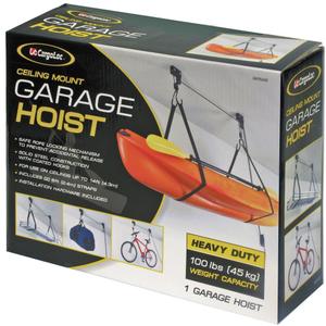 CargoLoc Ceiling Mount Garage Hoist - Black, 1 each 