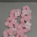 Hoteam 10 Sets Coquette Party Gifts Bulk Adjustable Coquette Bow Braid String Bracelets Pink Hair Scrunchies with Bow Cards Cheerleader Birthday Party Favor for Cheer Dance Team Friends Gift