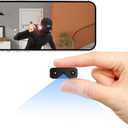 Mini Spy Camera WiFi, Smallest Hidden Cameras HD1080P for Home Security Surveillance with Video Small Portable Nanny Cam with Phone App, Motion Detection, Night Vision for Indoor