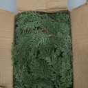 JoyHome Pine Christmas Garland, 6FT Christmas Greenery Garland, Realistic Cedar Leaves Cypress Garland for Holiday Mantel Fireplace Table Centerpiece Decoration