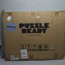 Puzzle Ready Jigsaw Puzzle Mat Roll-Up - 46 x 29.5 for 1500 Pieces - Portable Puzzle Board with 4 Sorting Trays, Storage Bag, Foam Roller, 3 Hook & Loop Fastener Straps