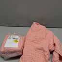 SWEET DOLPHIN Muslin Baby Bath Towels Blanket - 2 Pack 100% Cotton Towel for Babies, Infants, Toddlers - 40x40Inch - Highly Absorbent, Pink