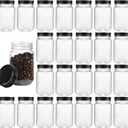 16 OZ Mason Jars Plastic 24 Pack Storage Containers with Lids