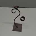 Marbrasse Desktop Glass Planter Hydroponics Vase,Planter Bulb Vase with Holder for Home Decoration,Modern Creative Bird Plant Terrarium Stand, Scindapsus Container (Bulb Vase)