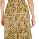 Dress the Population Women's Mirabella Pleated Plisse Knit, Maxi, Fit and Flare, Sweetheart Neck Dress, Lime Green, XXS