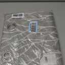 EXCLUSIVE HOME Forest Hill Woven Room Darkening Blackout Grommet Top Curtain Panel Pair, 52"x63", Dove Grey