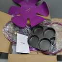 CAROTE 21pcs Pots and Pans Set, Nonstick Cookware Set Detachable Handle, Induction Kitchen Cookware Sets Non Stick with Removable Handle, RV Cookware Set, Gold and Purple (Gold Ultra Violet)