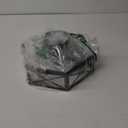 Semi Flush Mount Ceiling Light Fixture, Modern Farmhouse 3-Light Black Ceiling Light, Industrial Close to Ceiling Light with Metal Hexagon Cage Ceiling Lamp for Kitchen, Hallway, Bathroom