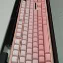 AULA F108 PRO - Wireless Mechanical Keyboard with Screen & Knob,Full Size Keyboard with 8000mAh Battery,Pre-lubed Switches,Side Printed PBT Keycaps,RGB Backlit Hot Swappable Custom Pink Keyboards