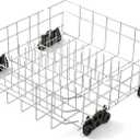 Stainless Steel W10728159 W10525646 Dishwasher Lower Rack Replacement Parts for Maytag Kitchenaid Lower Dish Rack 22D x 20.8W Kenmore Whirlpool W10780925 W10082825 Dishwasher Bottom Basket 1 Pack