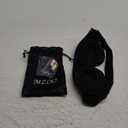 MZOO Sleep Eye Mask for Side Sleeper Men Women, Zero Eye Pressure 3D Sleeping Mask, Light Blocking Patented Design Night Blindfold, Soft Eye Shade Cover for Travel, Black
