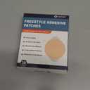 Ceeport 30 Pack Freestyle Adhesive Patches, Sensor Covers Intended for Freestyle Libre 2/3-Enlite-Medtronic Guardian, CGM Sensor Patches, No Glue in The Center, Long Fixation for Your Sensor(Tan)