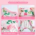 Dog Pajamas Spring Summer Pet Clothes for Small Dogs Girl Boy Soft Stretchy Puppy Clothes Cat Pjs Pet Jammies Outfit (Flamingo, Small)
